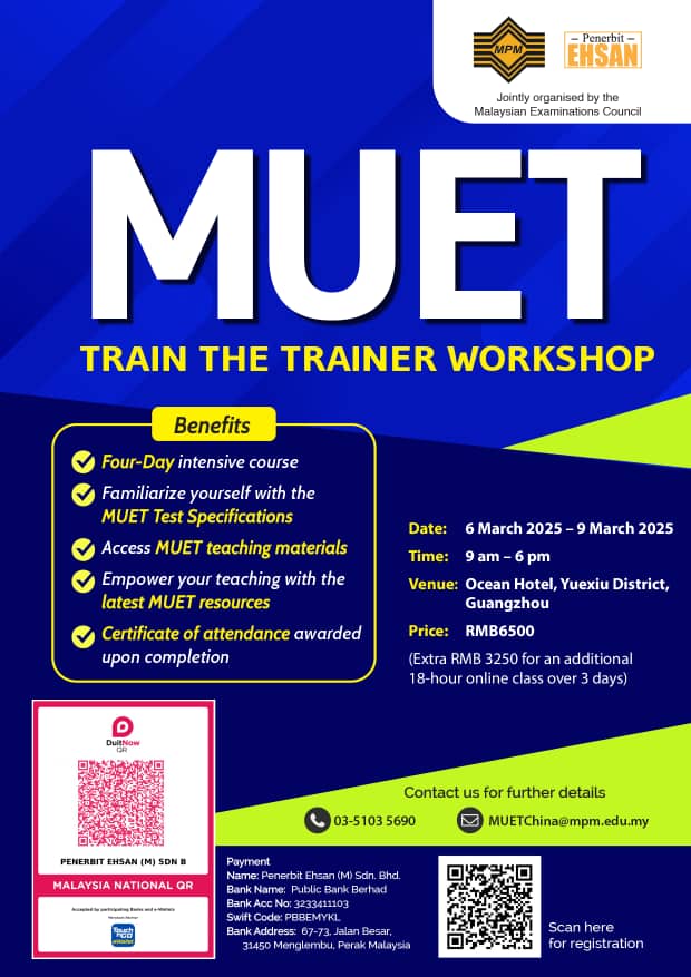 MUET Train the Trainer Workshop